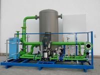 Compact design cooling water modules